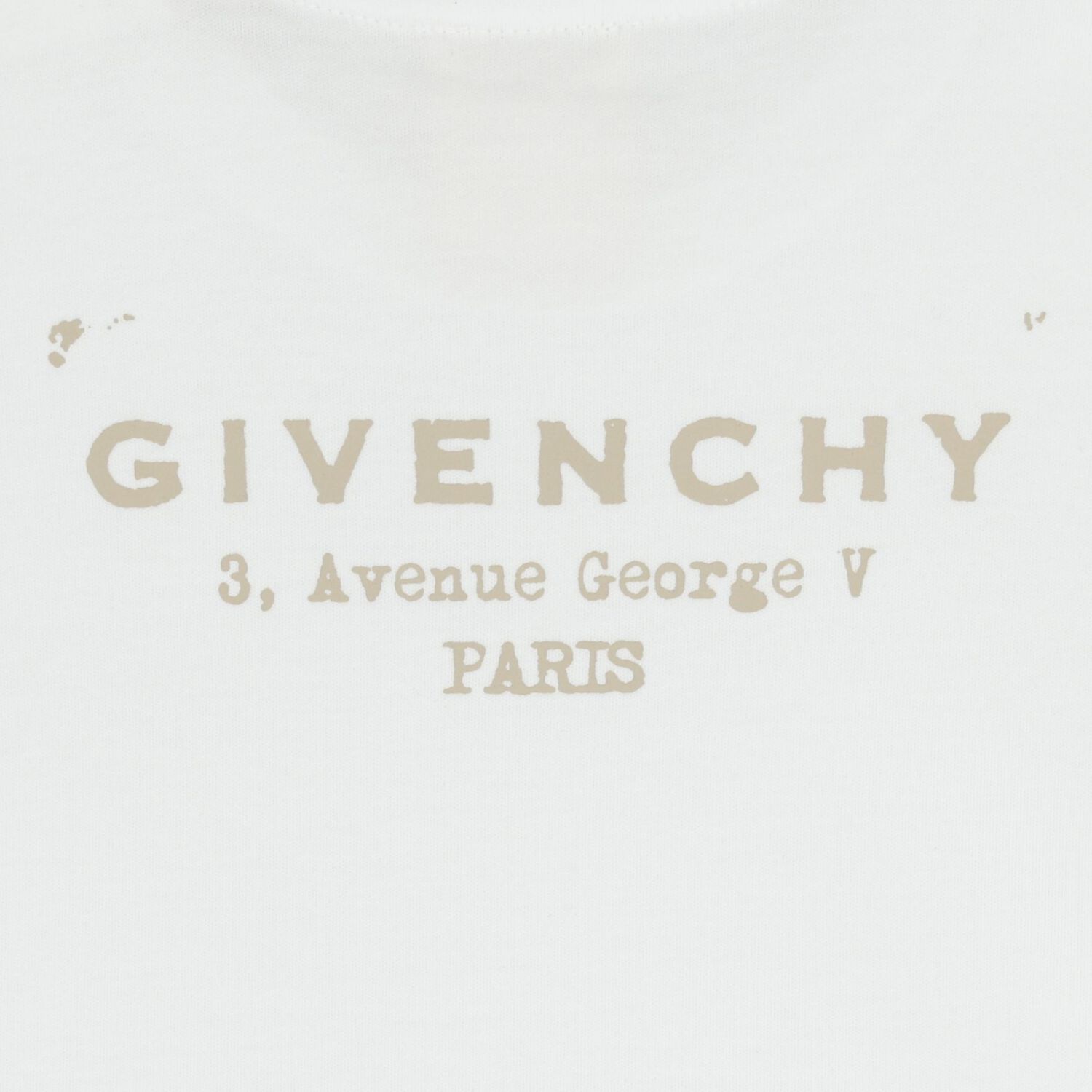 تيشيرت باللون الابيض بالشعار للبنات الصغيرات, 1, hi-res