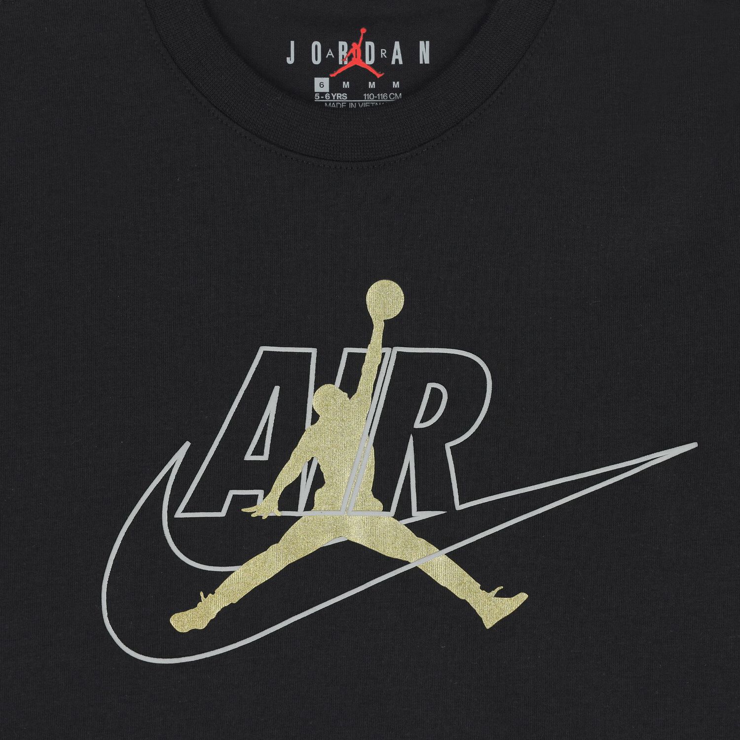 Boys Black Jordan Logo T-Shirt, 2, hi-res