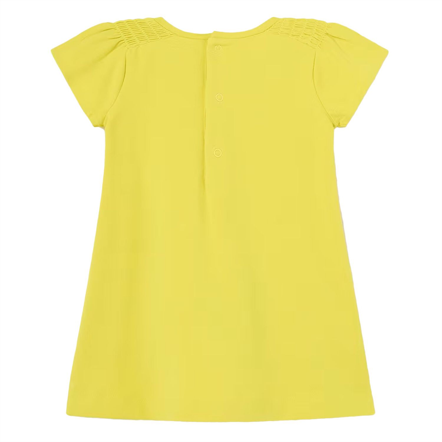 فستان بنات بطبعة الزهور باللون الأصفر, 2, hi-res