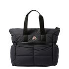 Black Logo Baby Changing Bag, 1, hi-res