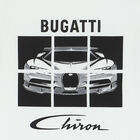 تيشيرت أولاد بالشعار باللون الابيض والاسود, 1, hi-res