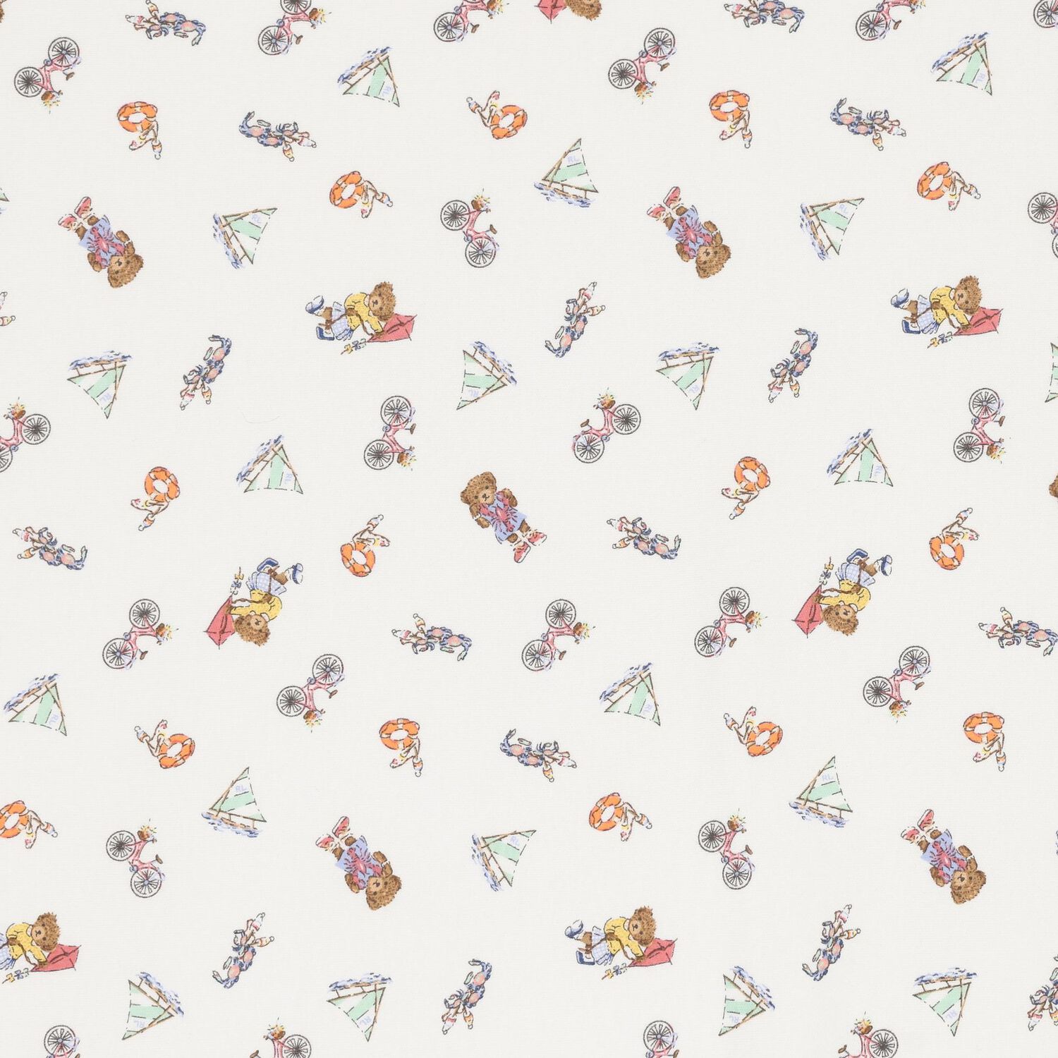 طقم هدايا على شكل دب لطيف من القطن باللون الأبيض للبنات, 1, hi-res