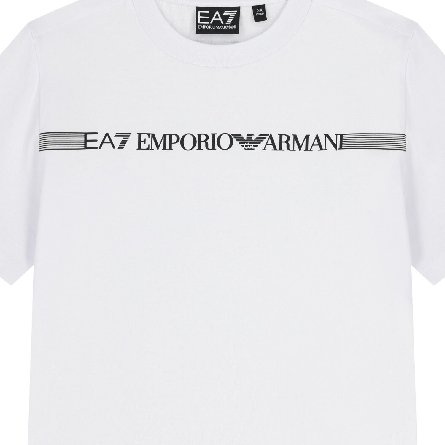 Boys White Logo T-Shirt, 1, hi-res