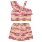 Girls Multi-Coloured Knitted Shorts Set, 2, hi-res