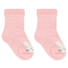 Baby Girls Pink & Ivory Socks ( 4-Pack )&Acirc;&nbsp;, 1, hi-res