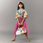 حقيبة يد للبنات مزينة بالزهور باللون الابيض , 1, hi-res