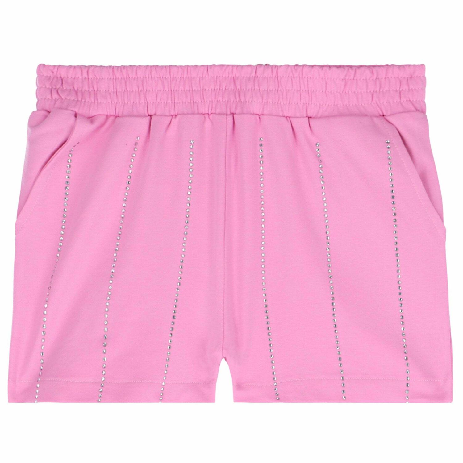 Girls Pink Embellished Shorts, 1, hi-res image number null