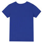 Girls Blue & White Short Set, 1, hi-res