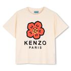 Ivory Boke Flower T-Shirt, 1, hi-res
