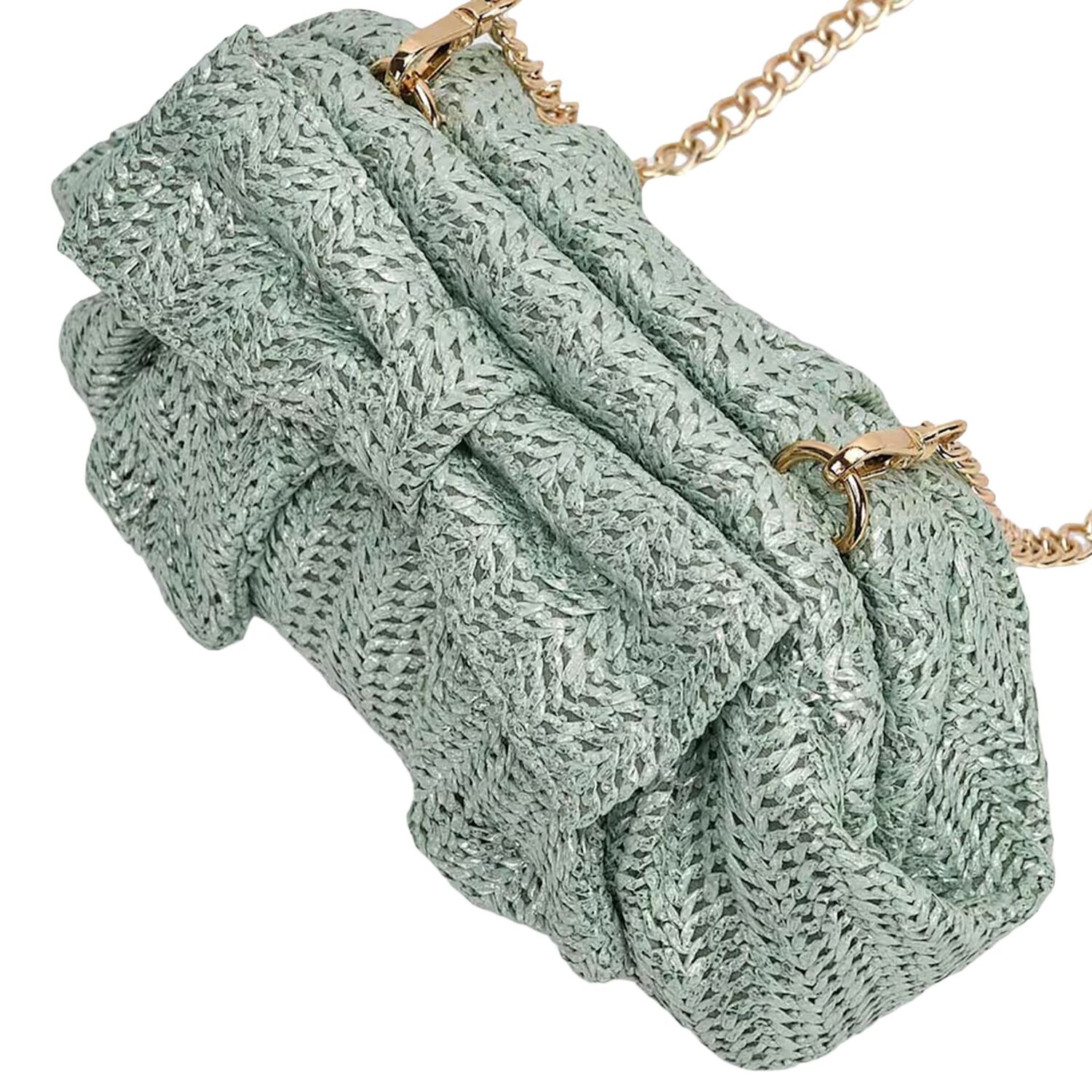 Girls Green Bow Handbag, 1, hi-res