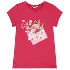 Girls Pink Floral T-Shirt, 1, hi-res