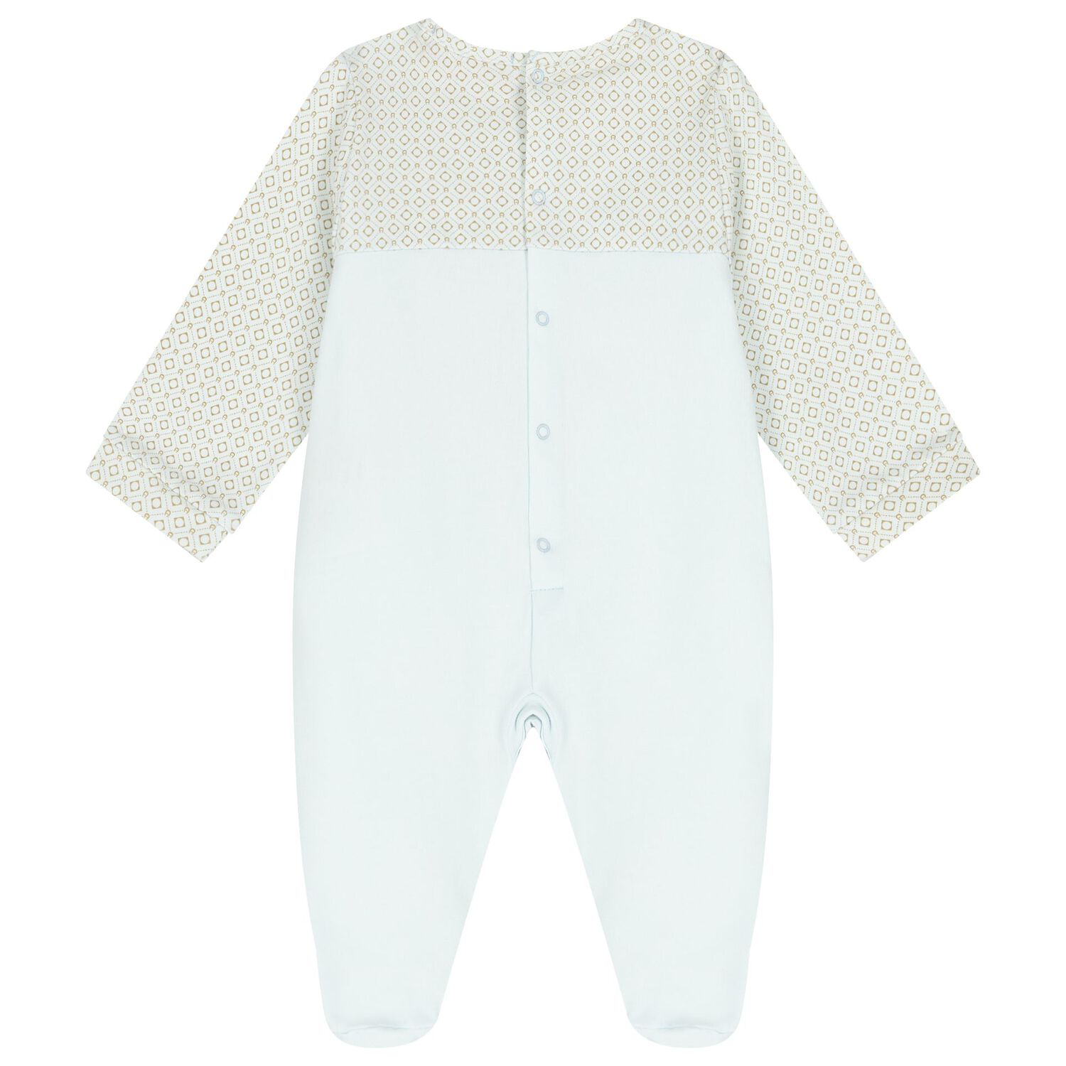 Baby Boys Blue Logo Babygrow, 2, hi-res image number null