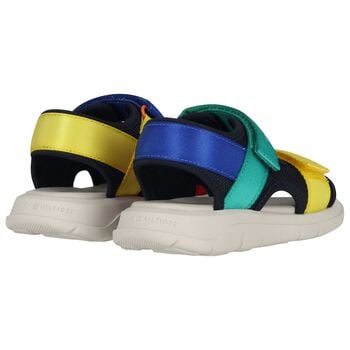 Boys Multi-Coloured Logo Sandals