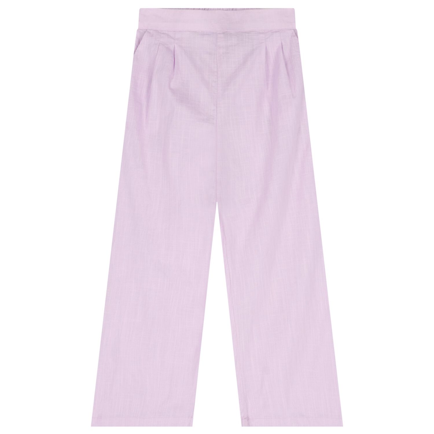 Girls Purple 3D Flower Trousers Set, 2, hi-res