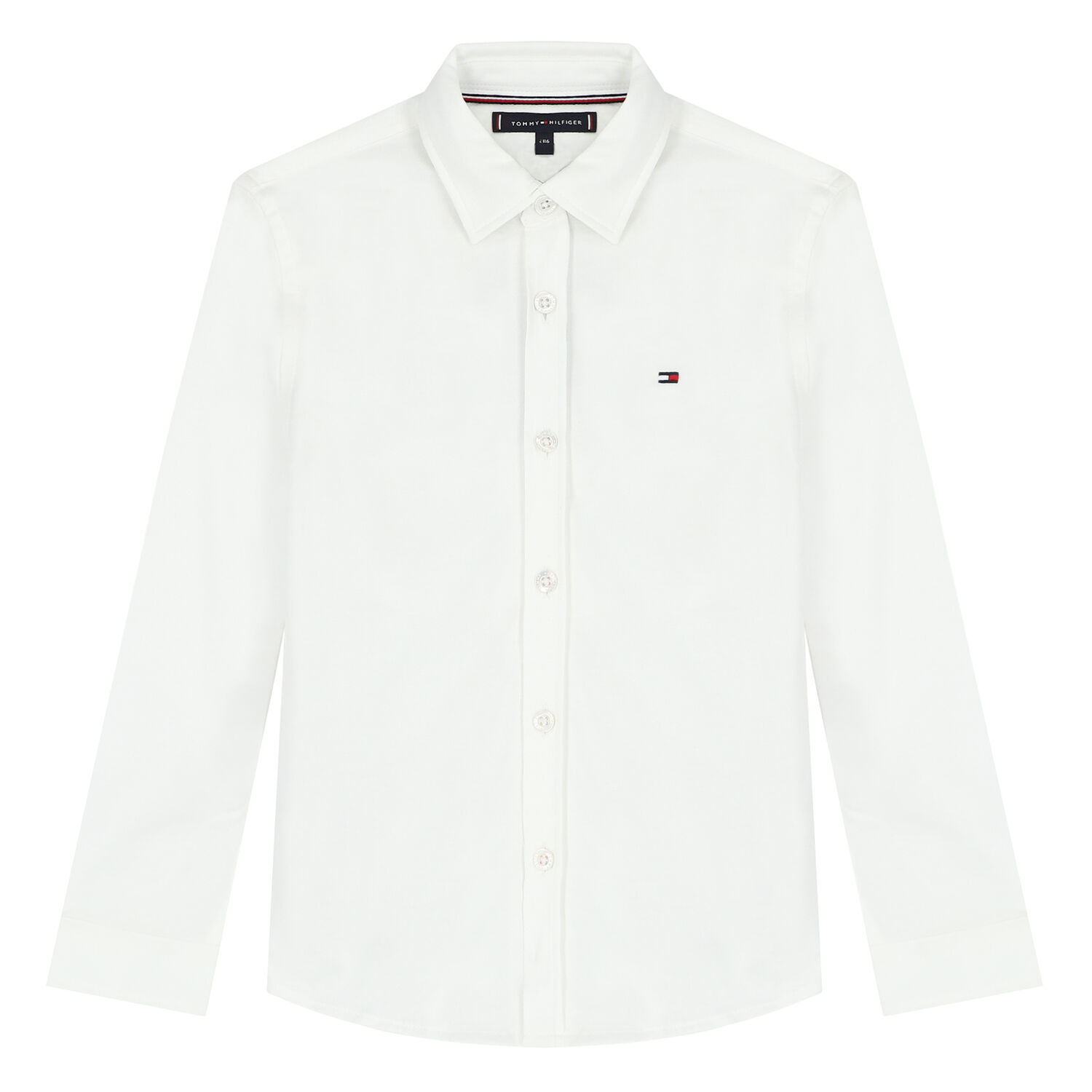Boys White Logo Shirt, 1, hi-res image number null