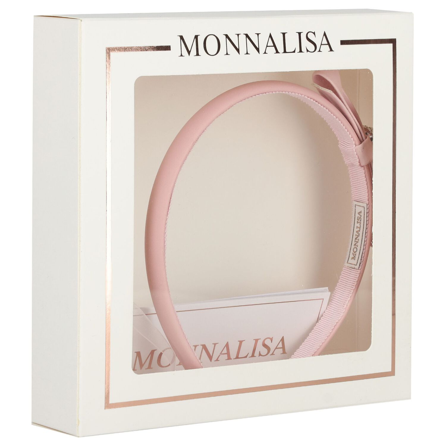 Girls Pink Bow Headband, 3, hi-res