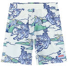 شورت اولاد بطبعة النمر باللون الابيض و الازرق, 1, hi-res