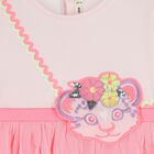 فستان قطة وردي للفتيات , 1, hi-res