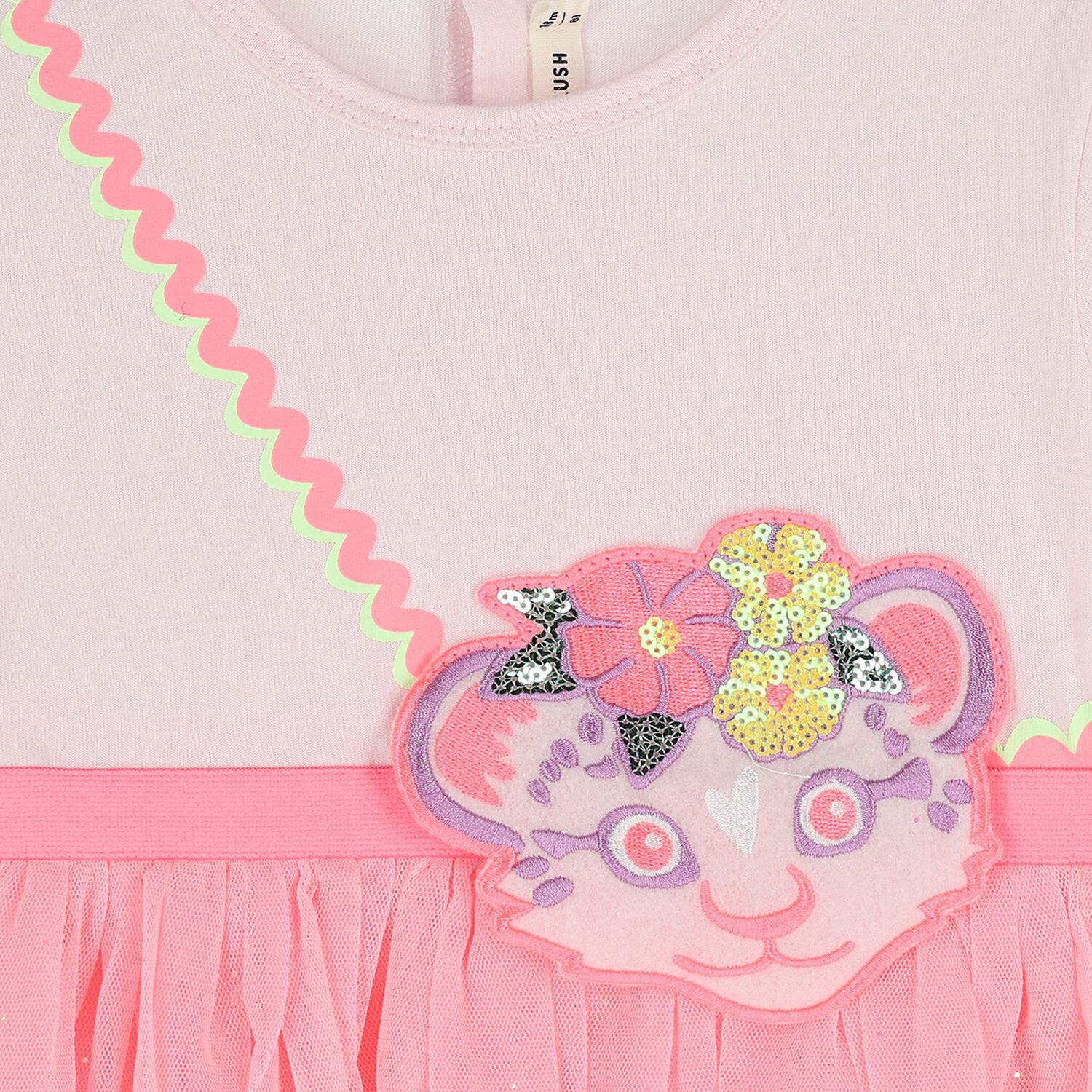 فستان قطة وردي للفتيات , 1, hi-res