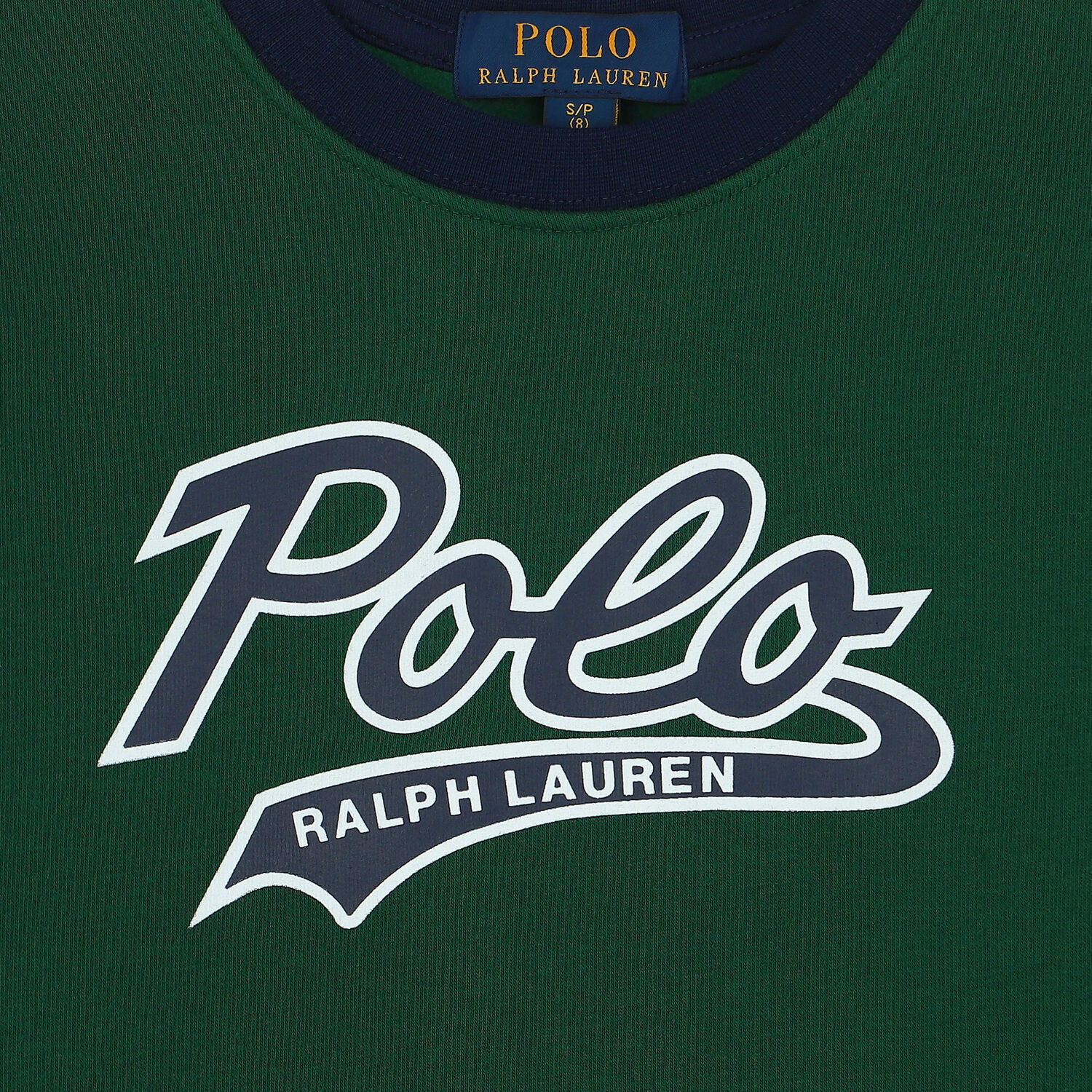 Boys Green Logo Sweatshirt, 1, hi-res