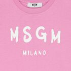 Girls Pink Logo T-Shirt, 7, hi-res