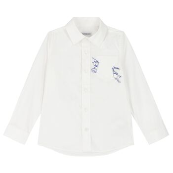 Boys White Knight Shirt