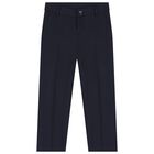 Boys Navy Blue Suit, 1, hi-res