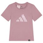 Girls Pink Logo T-Shirt, 1, hi-res