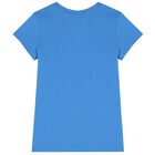 Girls Blue Polo Bear T-Shirt, 1, hi-res