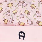 Baby Girls Pink Teddy Bear Hat, 1, hi-res