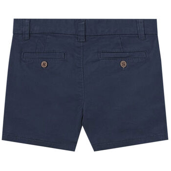 Younger Boys Navy Blue Cotton Twill Shorts