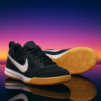 Black & White Gato Logo Trainers