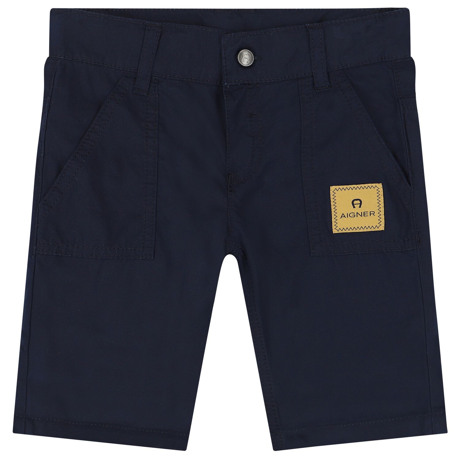 Younger Boys Navy Logo Shorts, 3, hi-res image number null