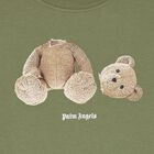 Green Teddy Bear Logo T-Shirt, 6, hi-res