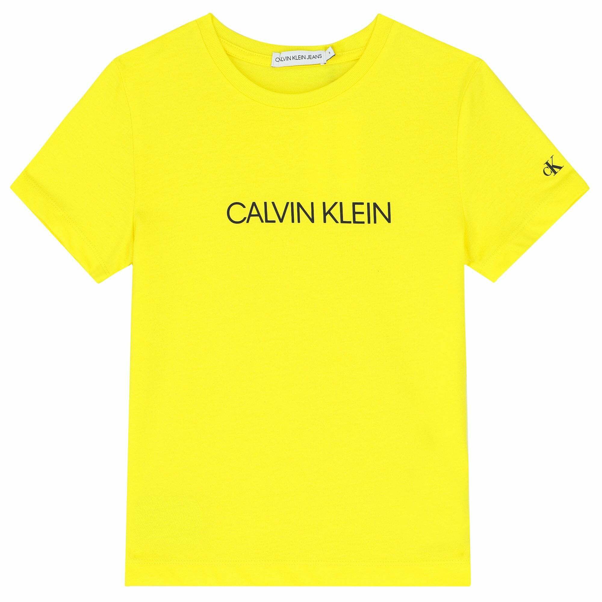 Calvin klein jeans clearance yellow shirt