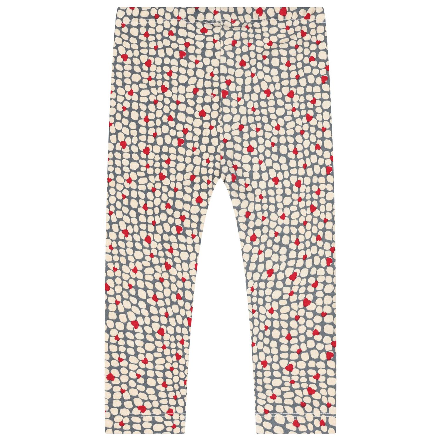 Younger Girls Beige & Red Legging Set, 1, hi-res image number null