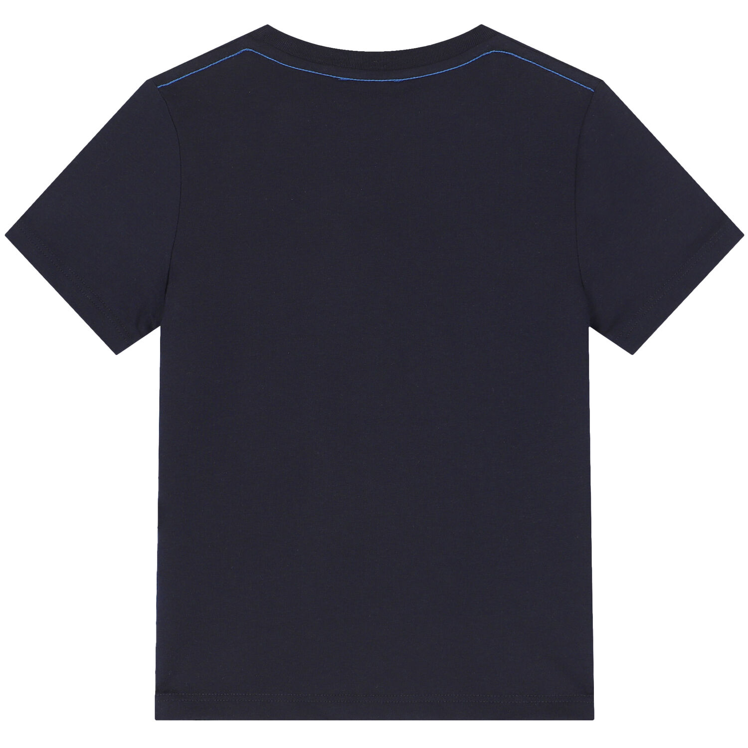 Boys Navy Blue Basketball T-Shirt, 2, hi-res
