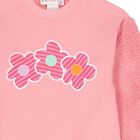 طقم ليجينز للبنات من الصوف مزين بالزهور باللون الوردى , 1, hi-res