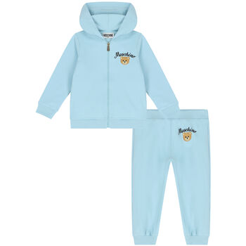 Blue Teddy Bear Logo Tracksuit