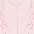 Baby Girls Pink Floral Babygrow, 1, hi-res