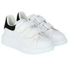 حذاء رياضي كبير الحجم باللون الأبيض والأسود للبنات, 2, hi-res