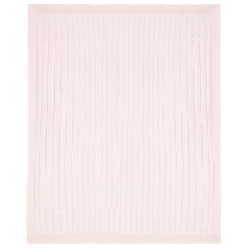 Baby Girls Pink Knit Blanket