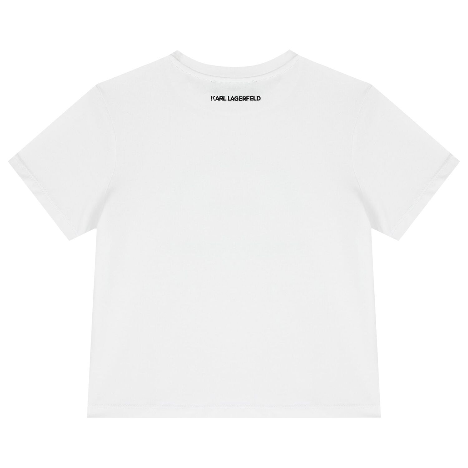 Girls White Logo T-Shirt, 2, hi-res image number null