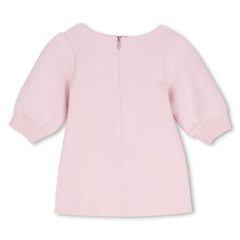 Younger Girls Pink Bag Dress