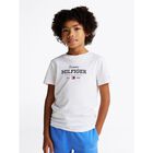 Boys White Logo T-Shirt, 4, hi-res