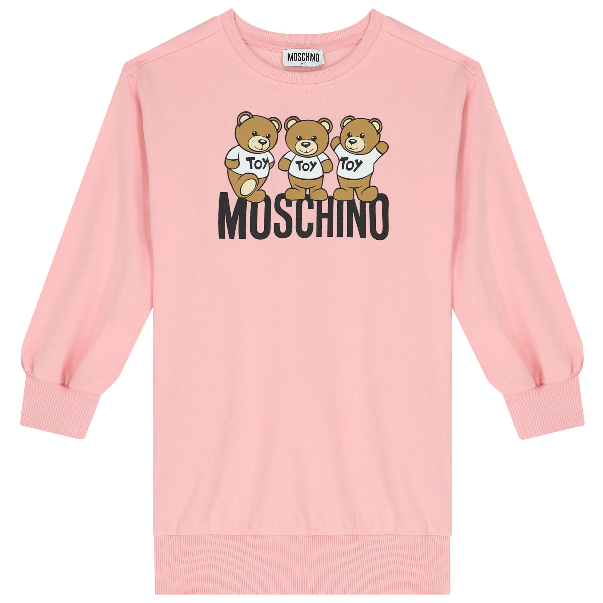 Moschino sweatshirt dress clearance