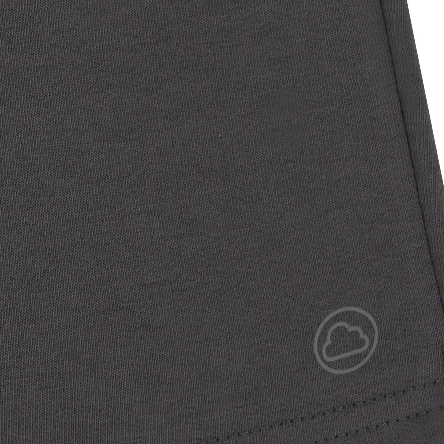 شورت رمادي بشعار للأولاد الصغار, 6, hi-res