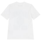 Boys White Logo T-Shirt, 1, hi-res