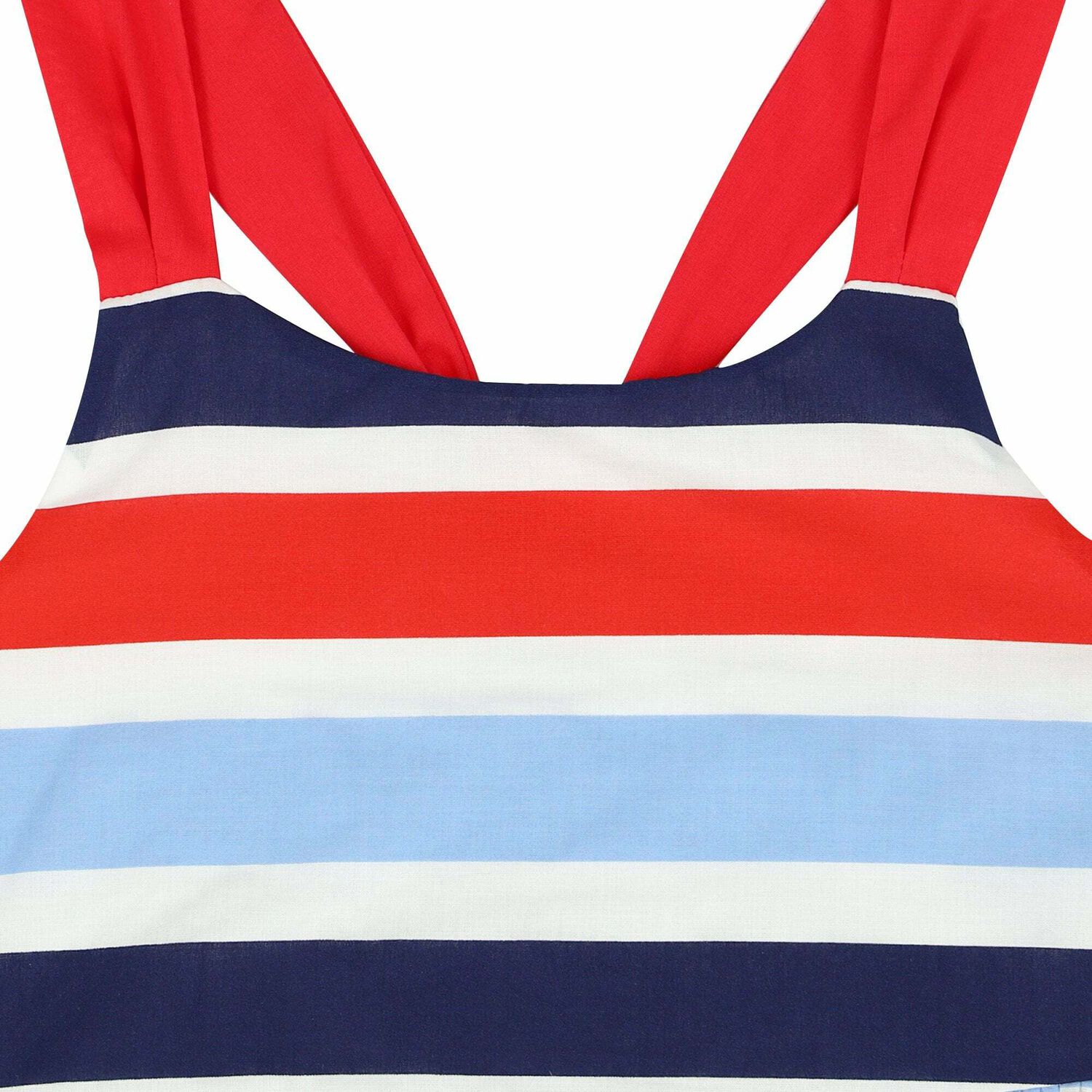Girls Multi-Colored Striped Dress, 1, hi-res