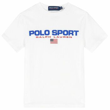 Boys White Logo T-Shirt